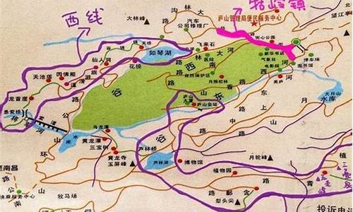 庐山攻略两日游路线图_庐山攻略两日游路线图片