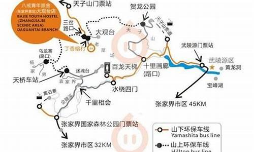 唐山到张家界旅游路线_唐山到张家界旅游路线图